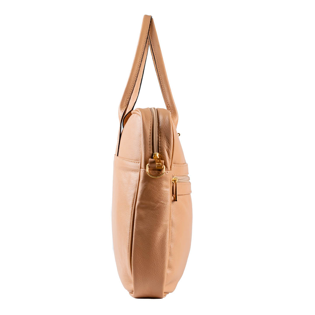 Pasta de Couro Feminina Cavezzale Nude 103583
