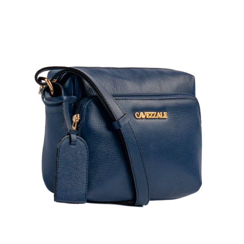 Bolsa Tiracolo Pequena Couro Floater Cavezzale Marinho 105318