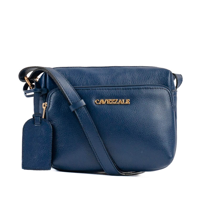 Bolsa Tiracolo Pequena Couro Floater Cavezzale Marinho 105318