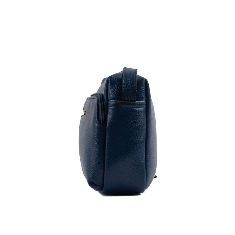 Bolsa Tiracolo Pequena Couro Floater Cavezzale Marinho 105318