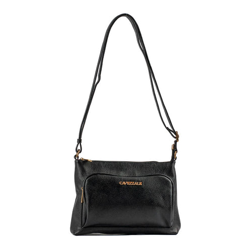 Bolsa Tiracolo Média Couro Floter Cavezzale Preto 105322