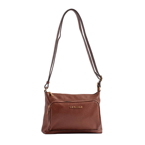 Bolsa Tiracolo Média Couro Floter Cavezzale Pecan 105322