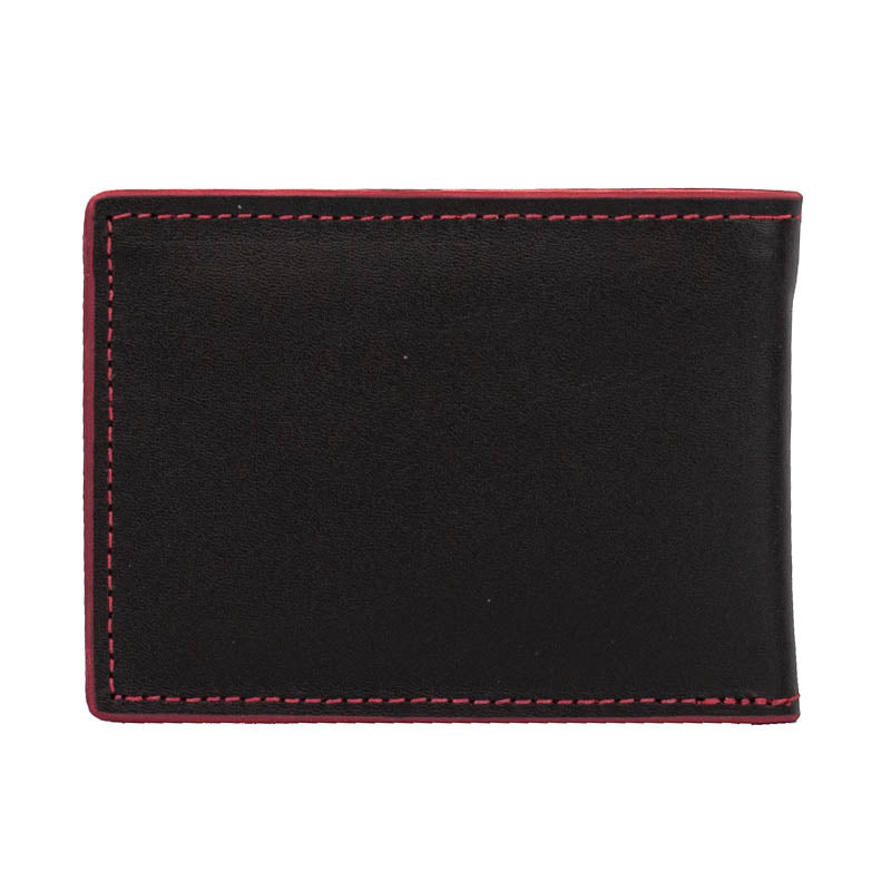 Carteira de Couro Masculina Cavezzale Café/Vermelho 105894