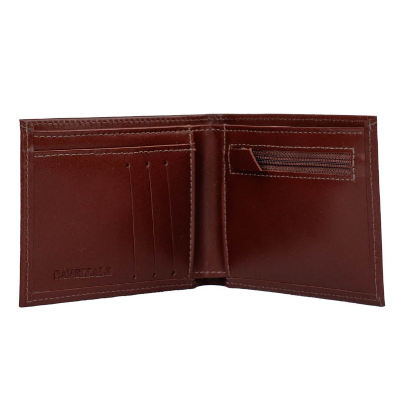 Carteira de Couro Masculina Cavezzale Conhaque 105896