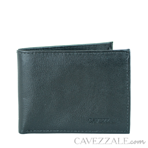 Carteira Couro Masculina Média Cavezzale Preto 015667