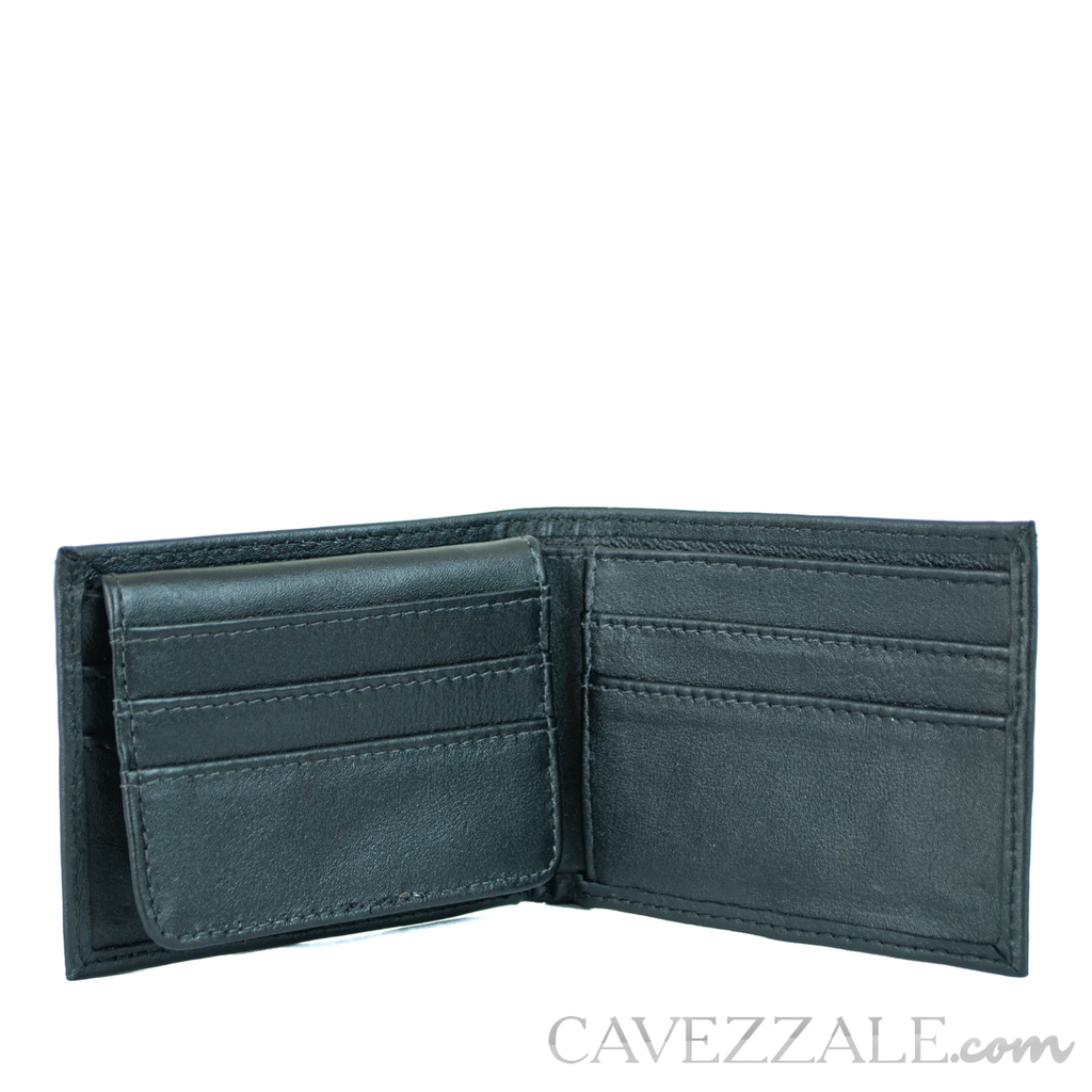 Carteira Couro Masculina Média Cavezzale Preto 015667