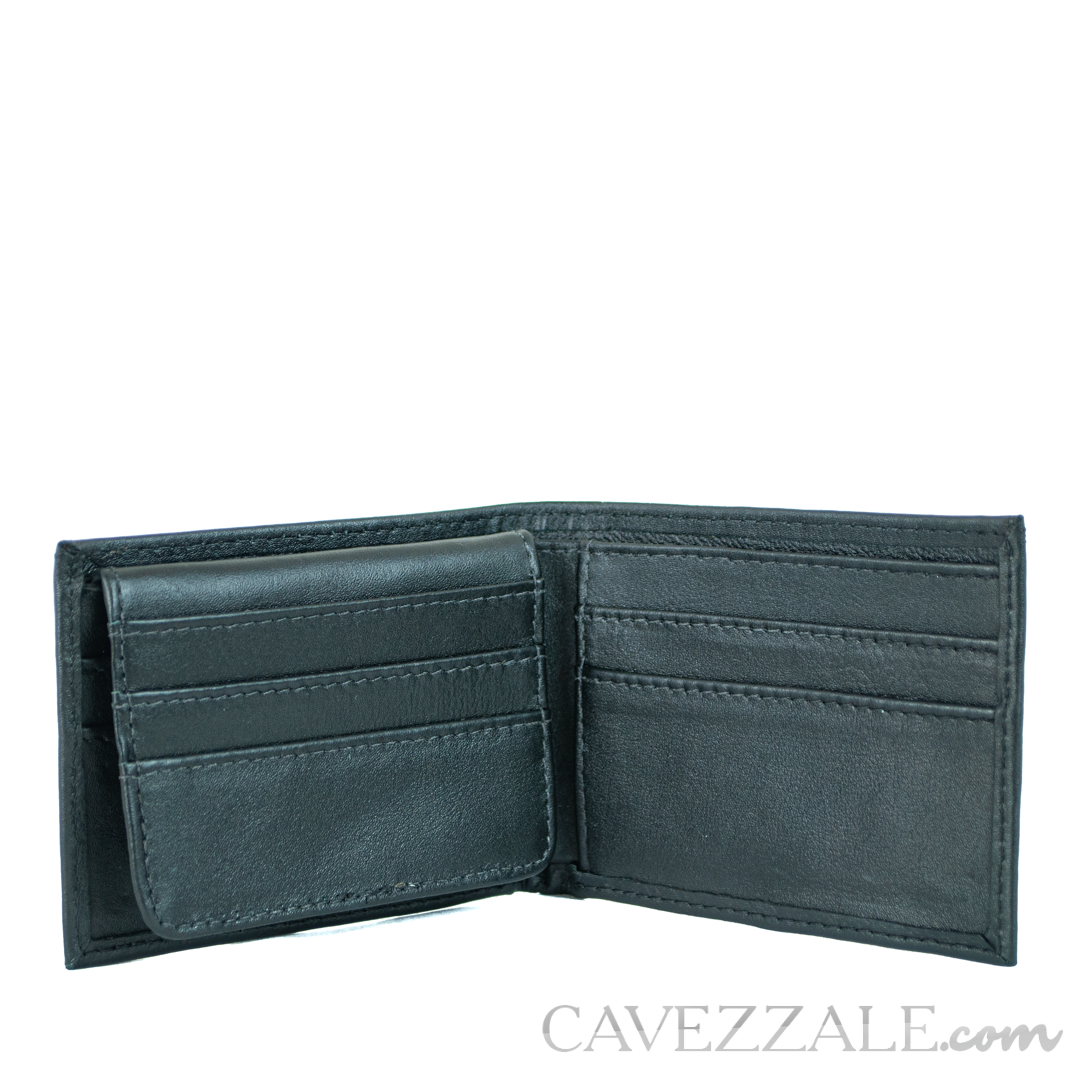 Carteira Couro Masculina Média Cavezzale Preto 015667