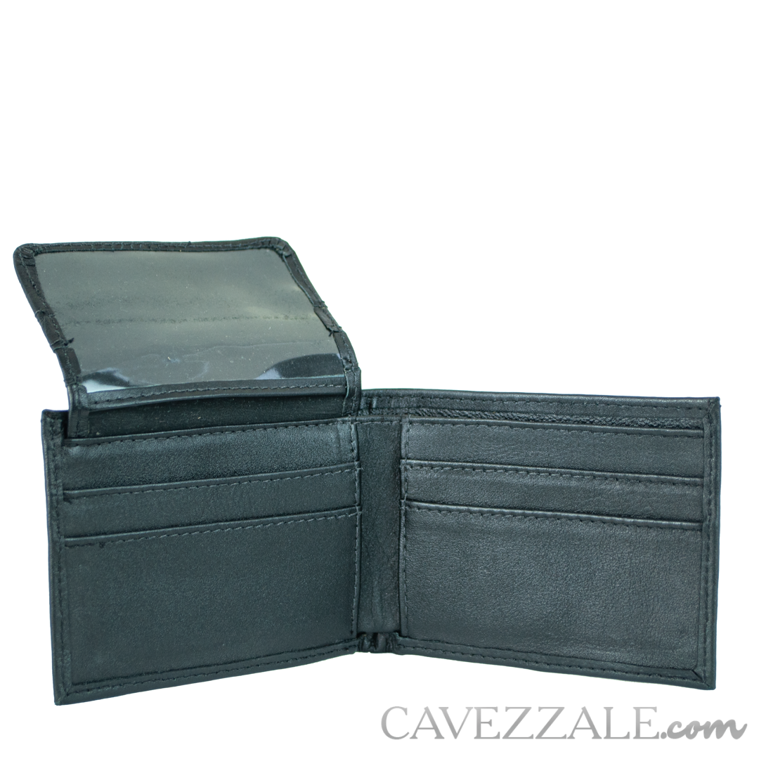 Carteira Couro Masculina Média Cavezzale Preto 015667