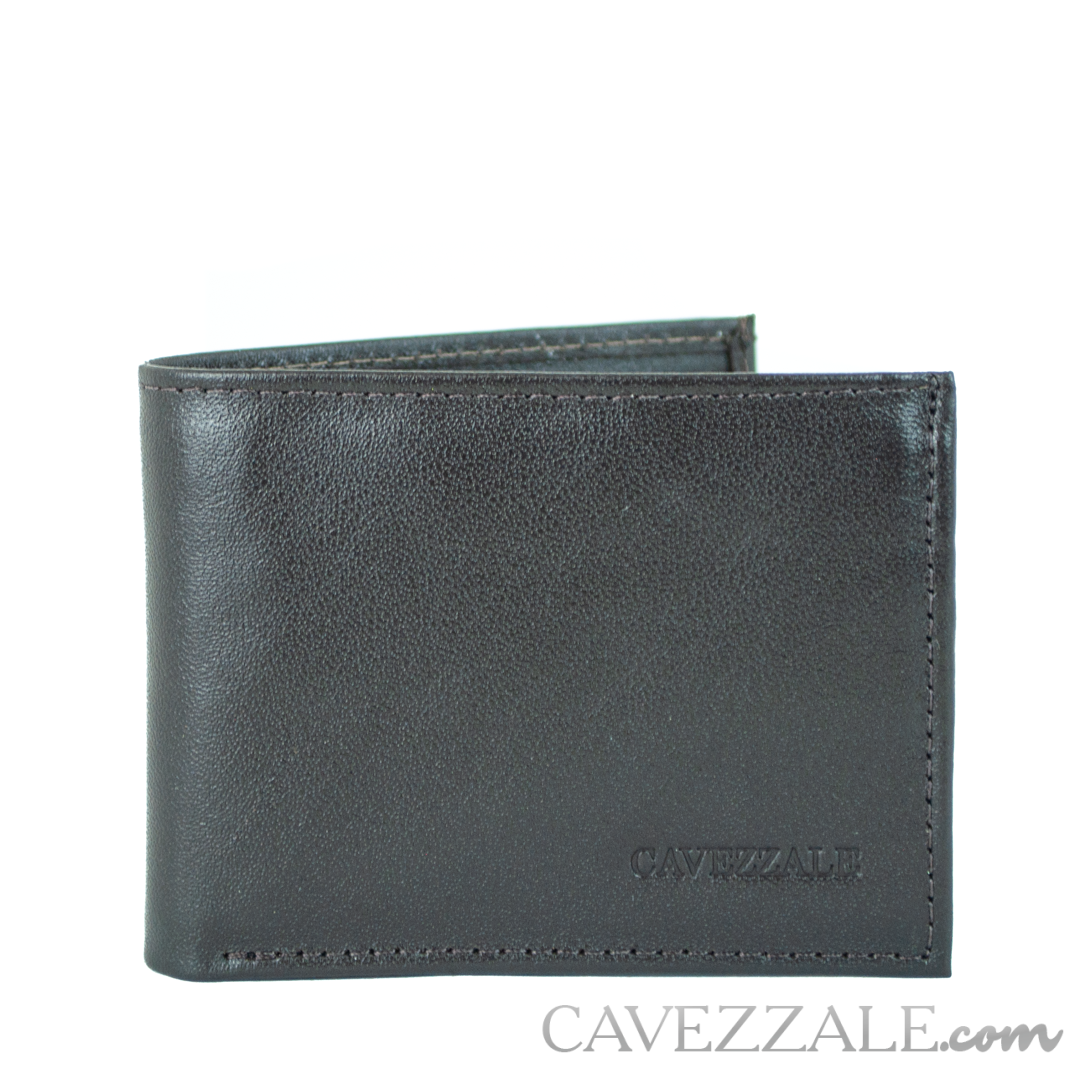 Carteira Couro Masculina Média Cavezzale Marrom 015667