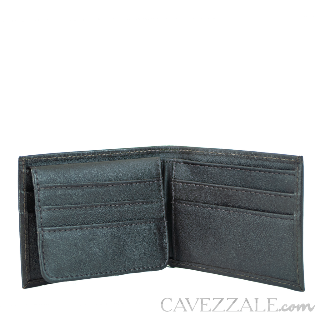 Carteira Couro Masculina Média Cavezzale Marrom 015667