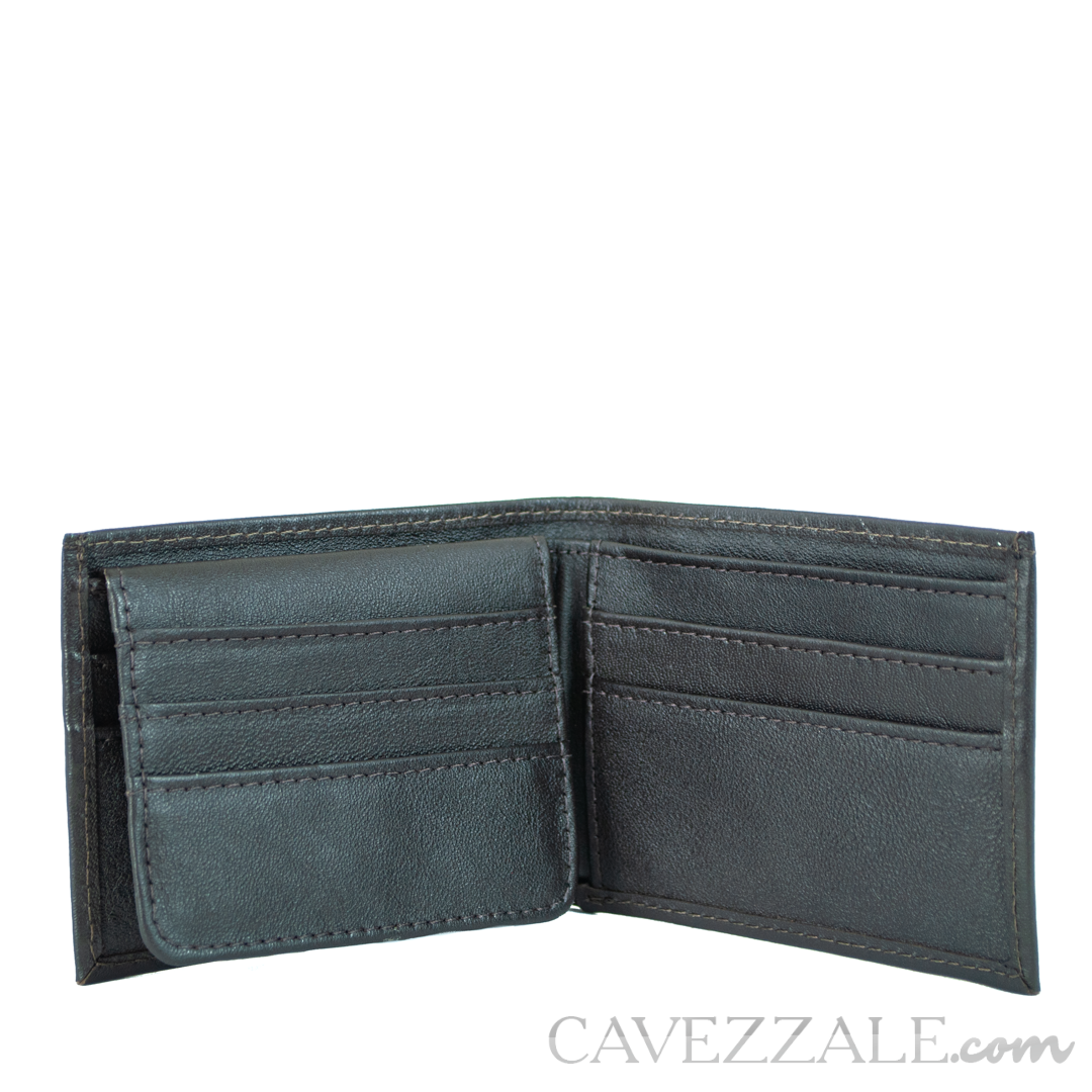 Carteira Couro Masculina Média Cavezzale Marrom 015667