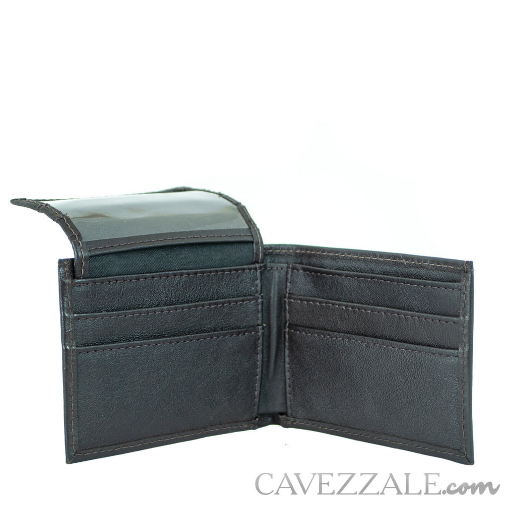 Carteira Couro Masculina Média Cavezzale Marrom 015667