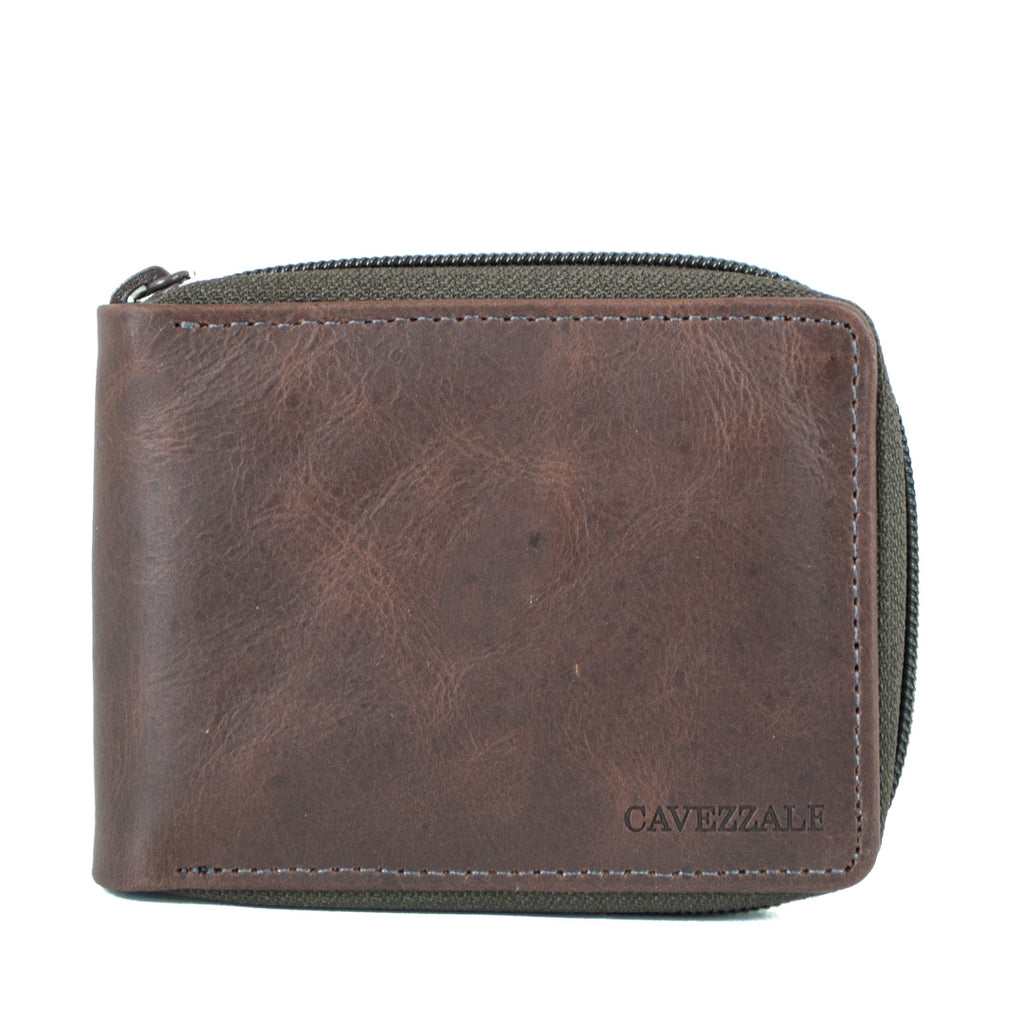 Carteira Couro Masculina Grande Cavezzale Café 056133