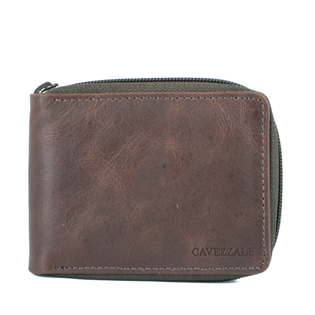 Carteira Couro Masculina Grande Cavezzale Café 056133