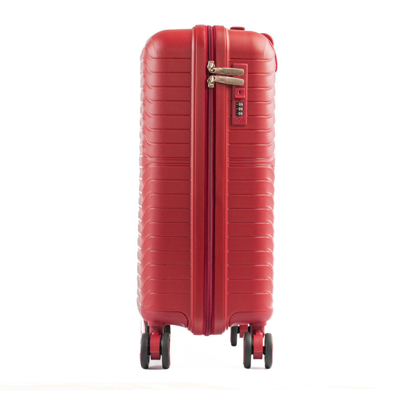 Mala de Viagem Pequena Cavezzale com Zíper Antifurto Firenze Polipropileno Vermelho 105118