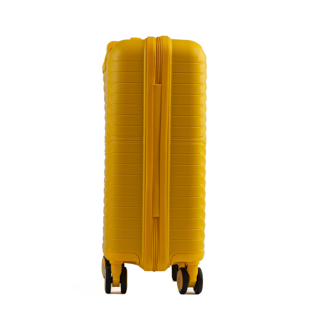 Mala de Viagem Pequena Cavezzale com Zíper Antifurto Firenze Polipropileno Amarelo 105118