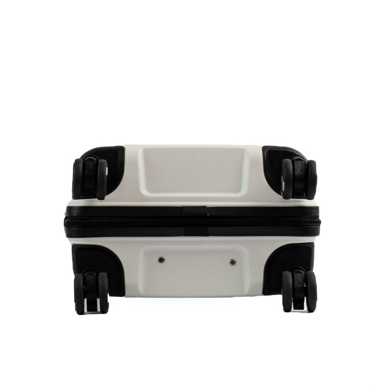 Mala de Viagem Pequena Cavezzale com Zíper Antifurto Firenze Polipropileno Branco 105118