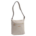 Bolsa Tiracolo Média de Couro Monograma Cavezzale Preto 105043