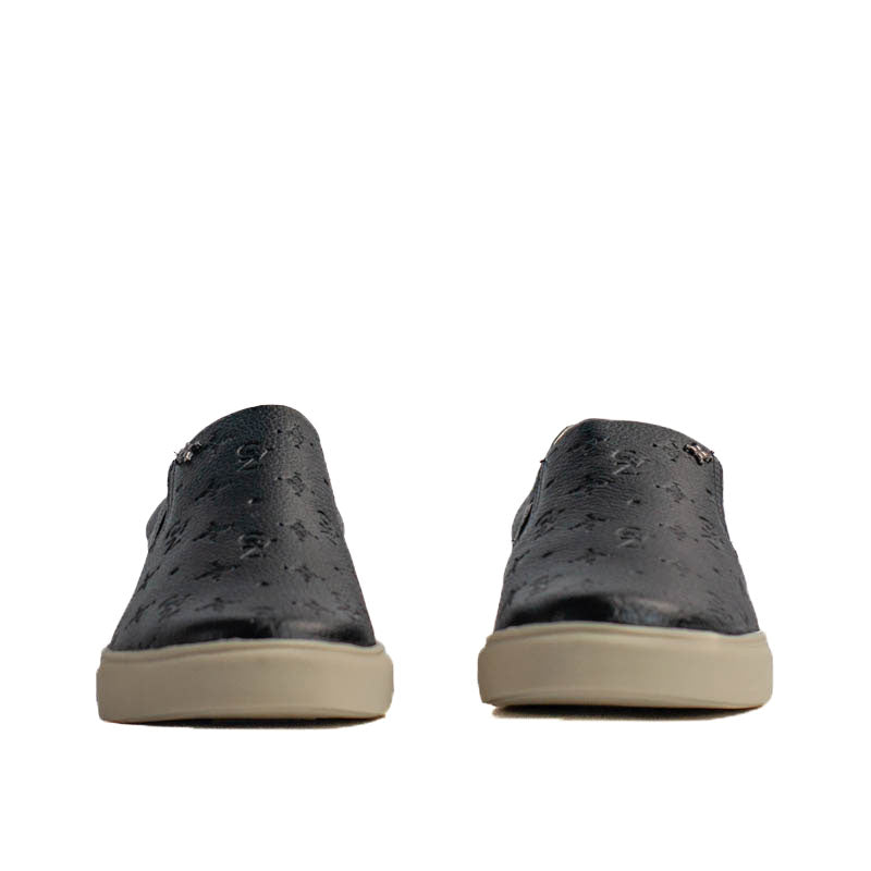 Tênis de Couro Cavezzale Floter Preto/Onix 105192