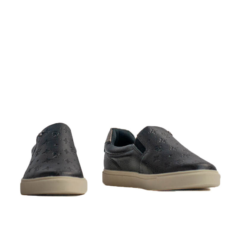 Tênis de Couro Cavezzale Floter Preto/Onix 105192