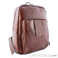 Mochila de Couro Masculina Cavezzale Pinhão 099657