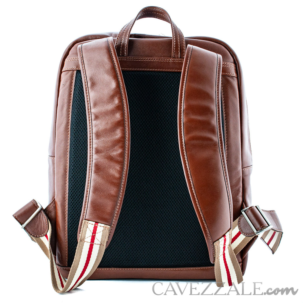 Mochila de Couro Masculina Cavezzale Pinhão 099657