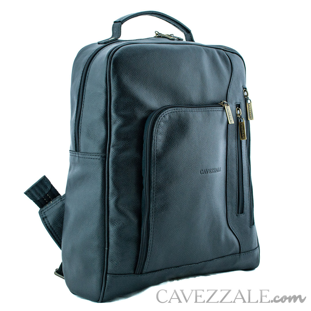Mochila de Couro Masculina Cavezzale Preto 098394