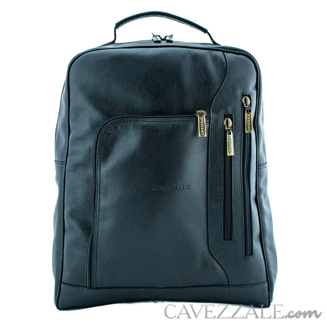 Mochila de Couro Masculina Cavezzale Preto 098394