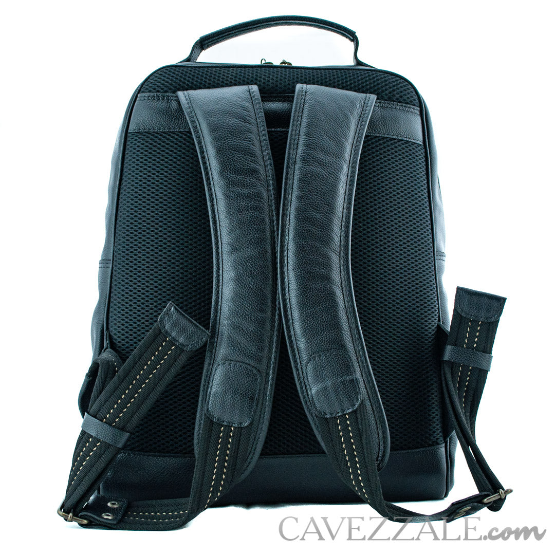 Mochila de Couro Masculina Cavezzale Preto 098394