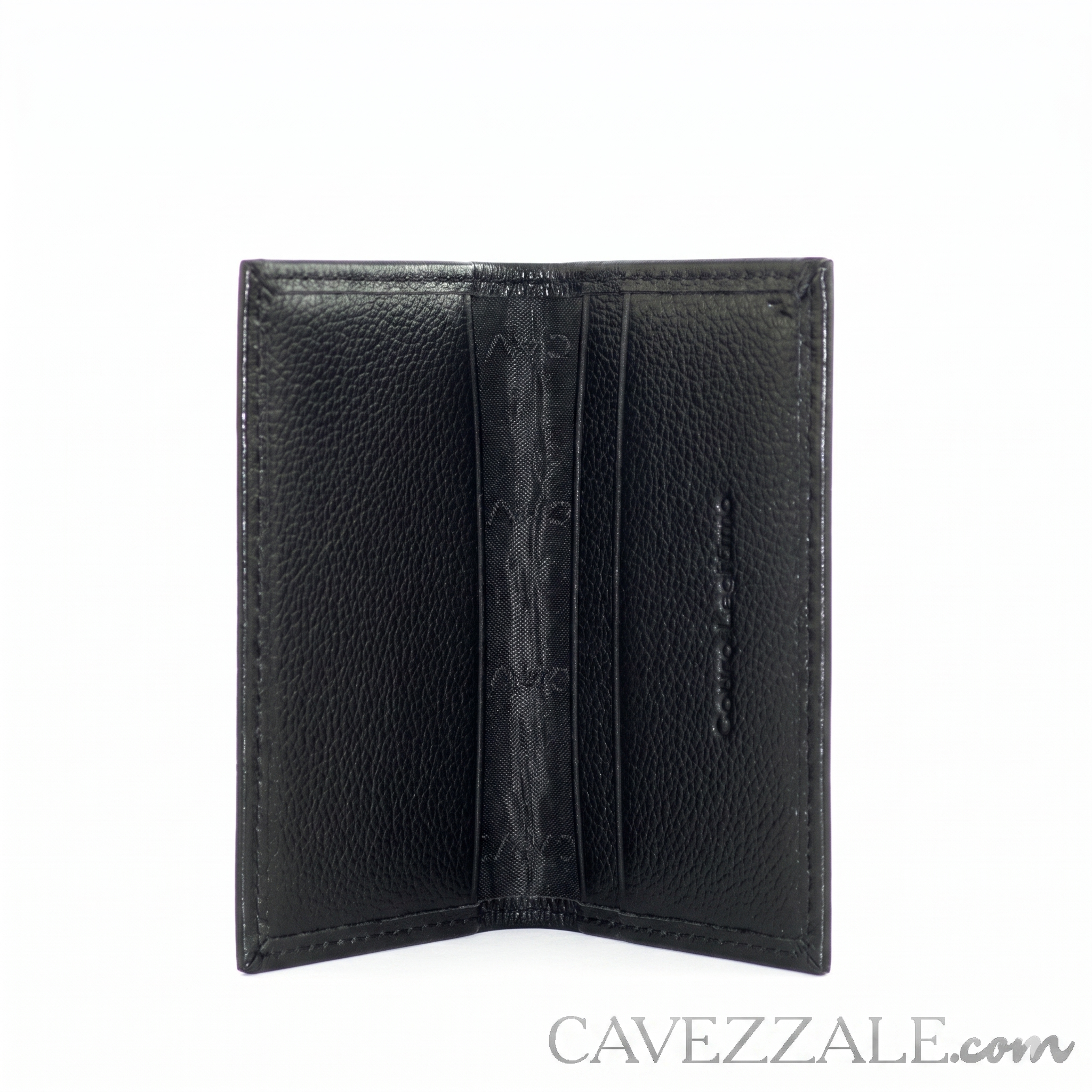 Porta Cartão Couro Médio Preto Cavezzale 055885