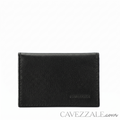Porta Cartão Couro Médio Preto Cavezzale 055885