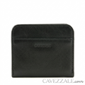 Carteira de Couro Masculina Média Preto Preto 097516
