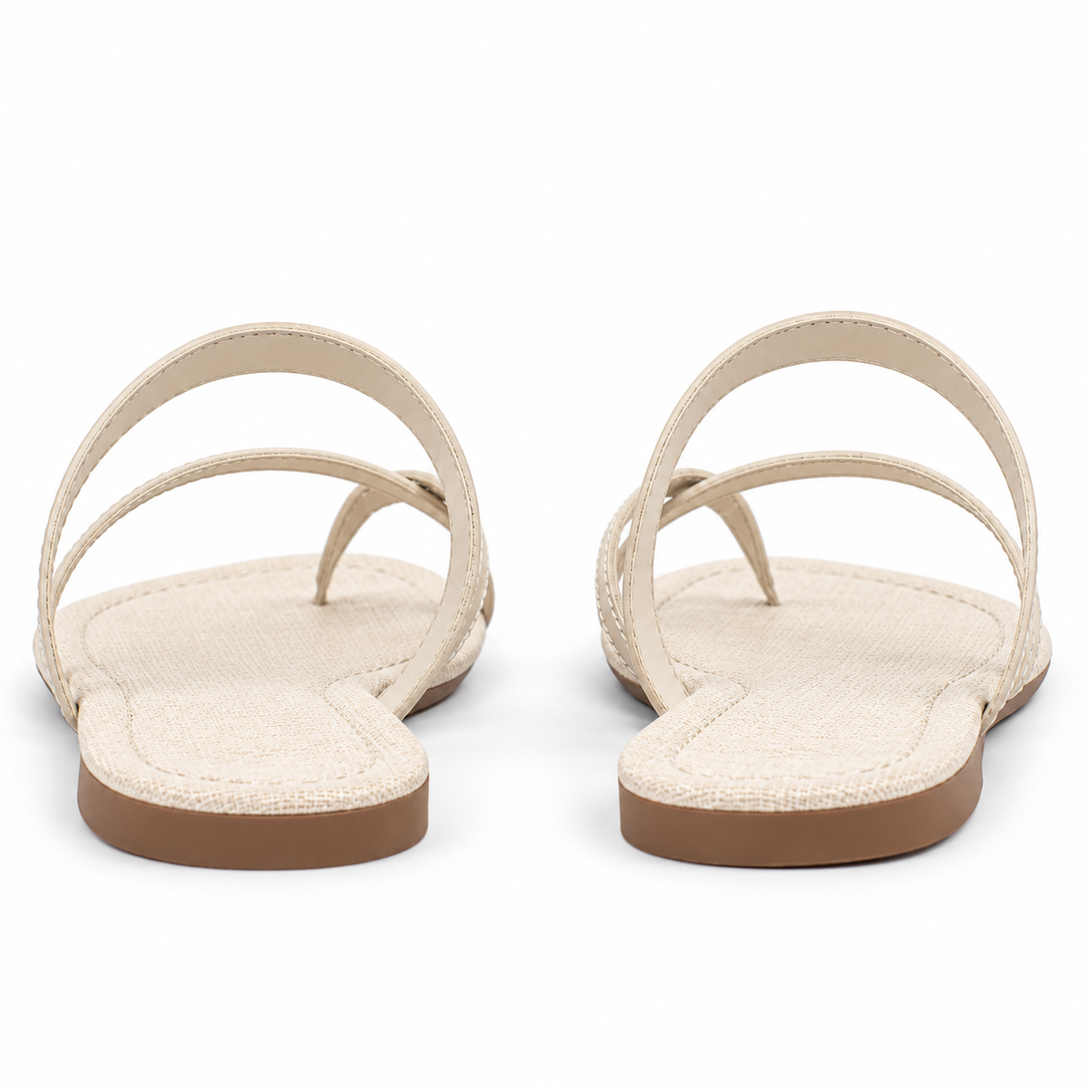 Sandália de Couro Atanado Cavezzale Off White 105959