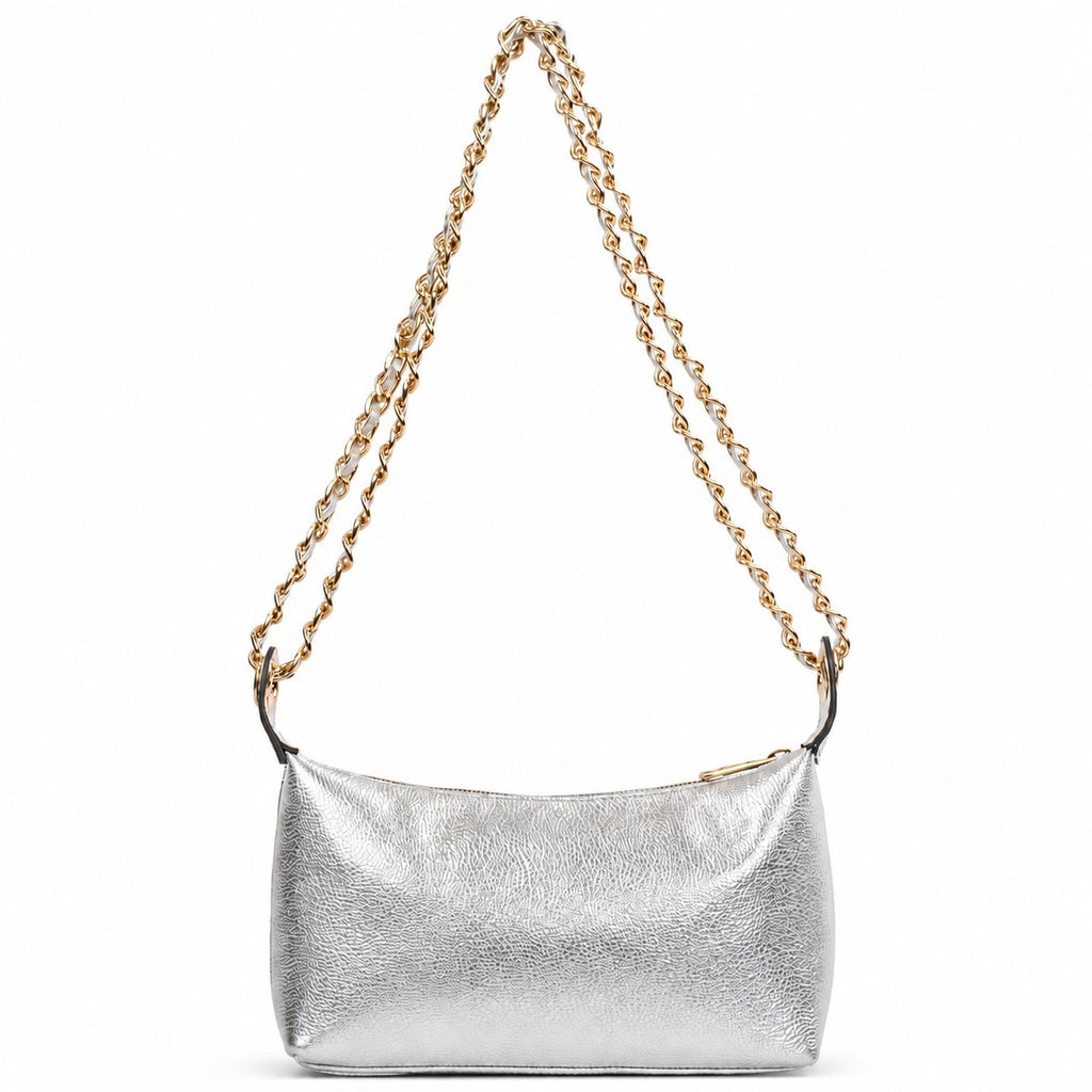 Bolsa de Couro Floter Roma Cavezzale Prata 106062