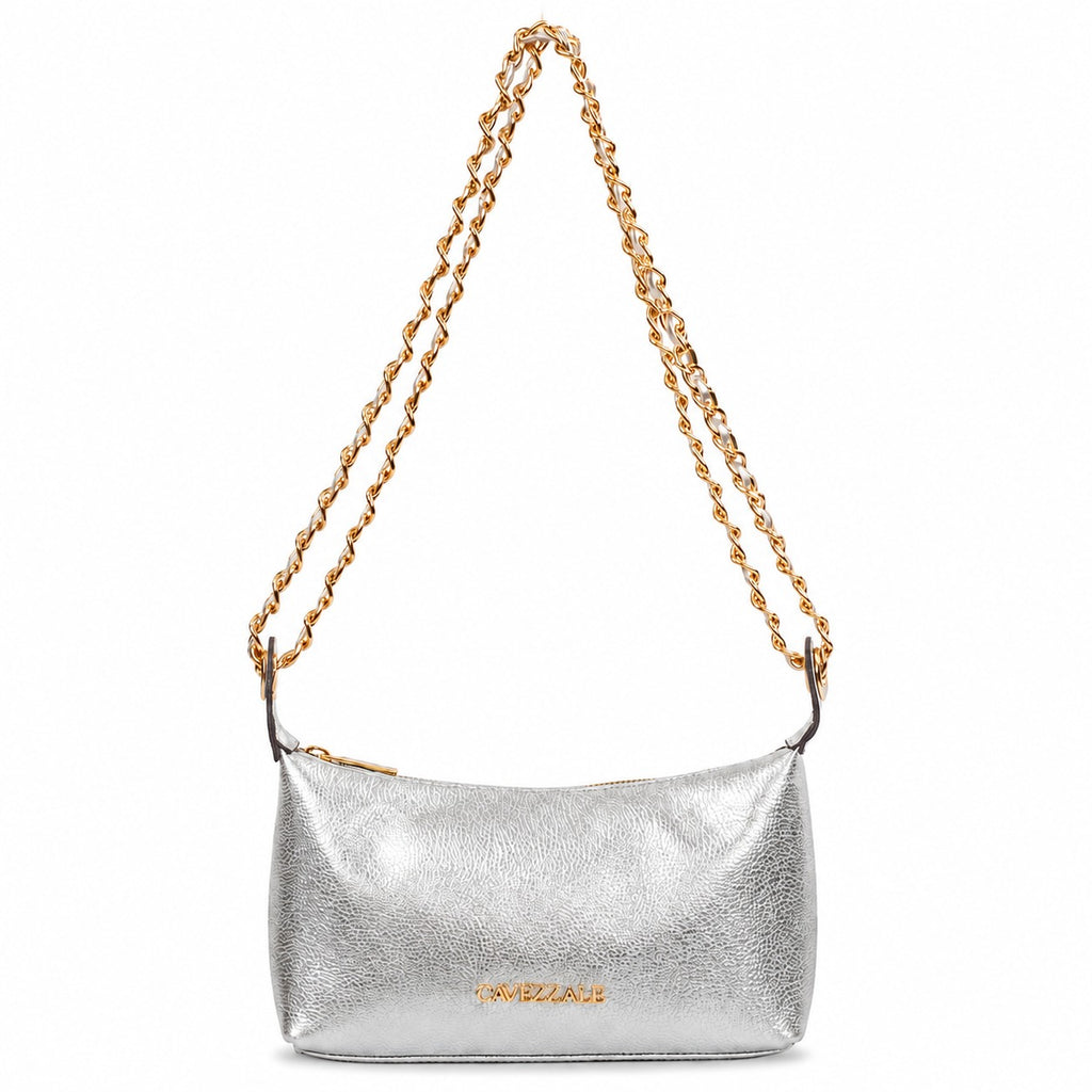 Bolsa de Couro Floter Roma Cavezzale Prata 106062